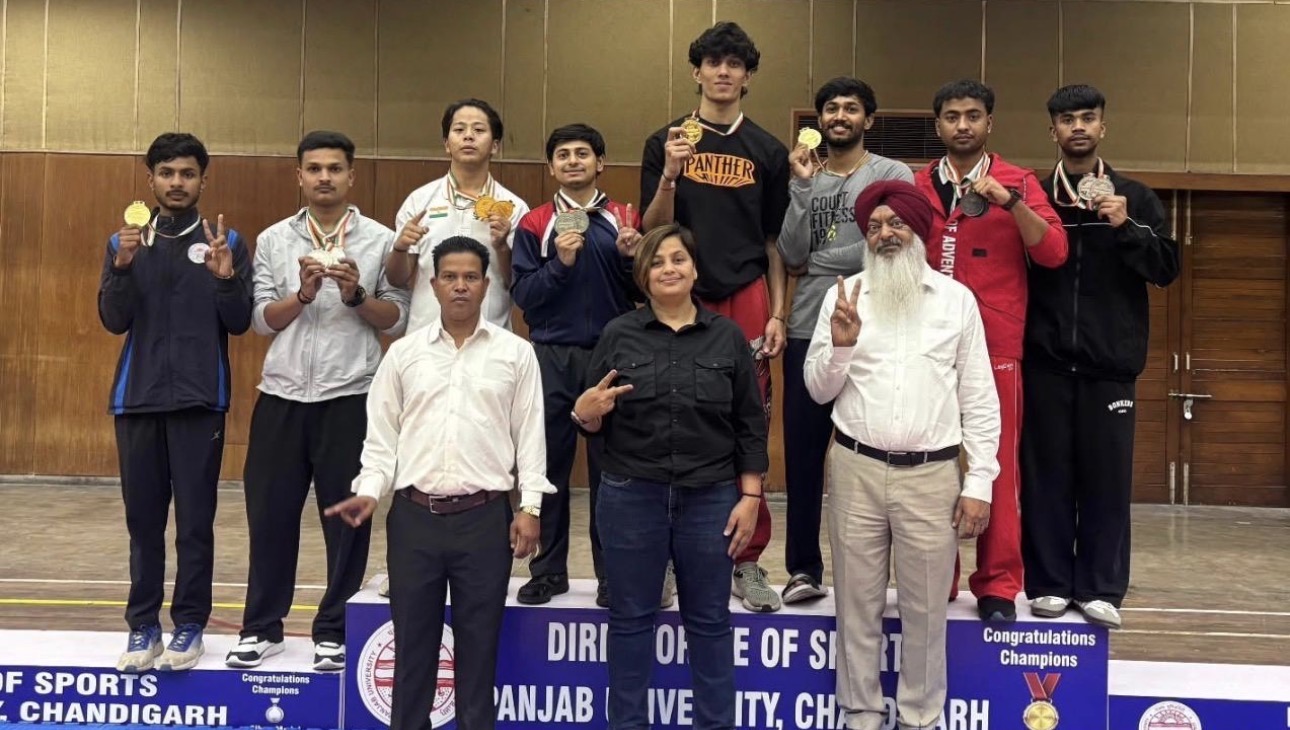 Winners of the PU Inter-College Wushu Championship.